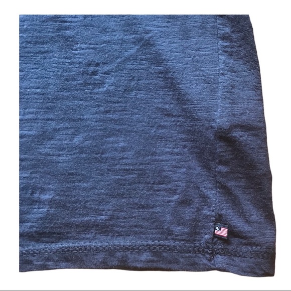 Ralph Lauren Polo Ladies Blue Sequence T-Shirt Tee - Picture 8 of 12